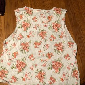 Sleeveless summer top